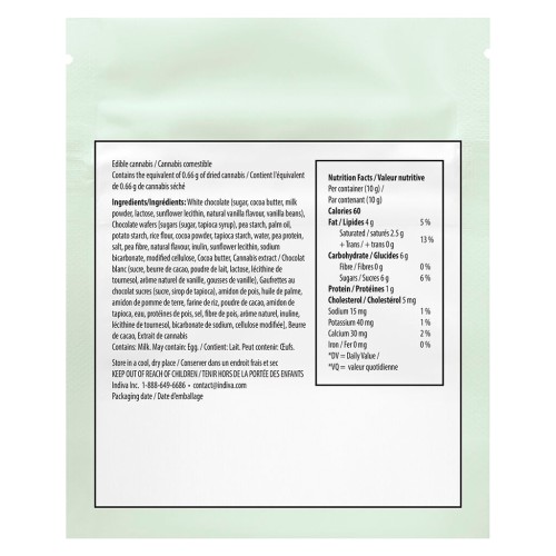 THC Cookies and Cream White Chocolate image 3