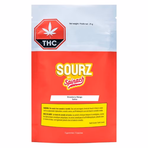 SOURZ by Spinach - Strawberry Mango Soft Chews