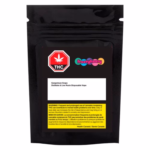frootyhooty - Gargantuan Grape Distillate & Live Rosin Disposable Vape
