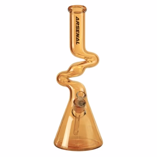 16" 7mm Arsenal Spiral Twist Glass Zong