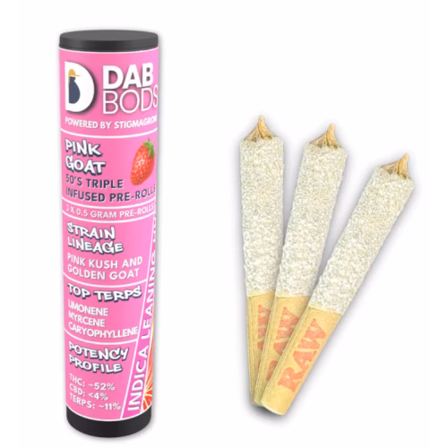 Dab Bods - Pink Goat 50’s+ Triple Infused
