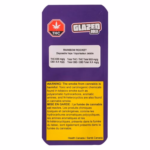 BOLD GLAZED - Rainbow Rocket AIO Disposable