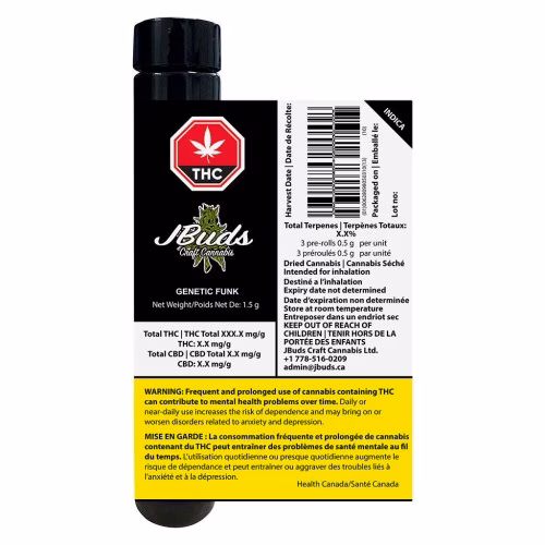Jbuds Craft Cannabis - Genetic Funk