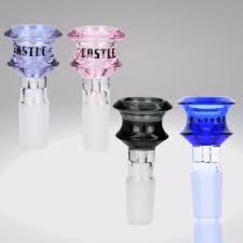 14mm Castle Glass Disk Bowl