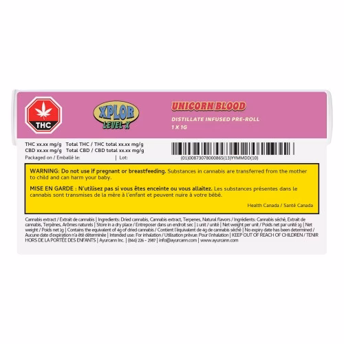 XPLOR Level X - Unicorn Blood Distillate Infused Pre-roll