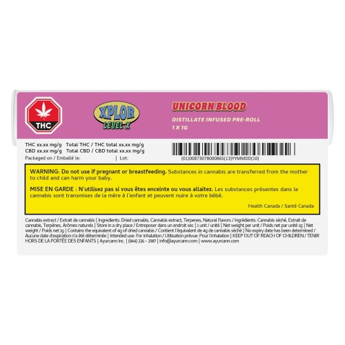 XPLOR Level X - Unicorn Blood Distillate Infused Pre-roll