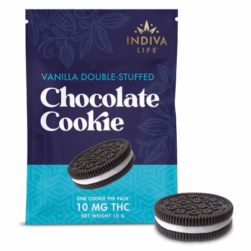 Indiva Doppio - Vanilla Double-Stuffed Chocolate Cookie