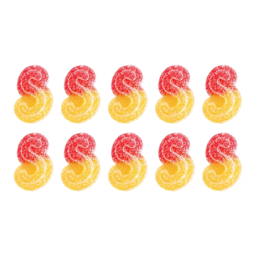 Fully Blasted Strawberry Mango Gummies(Multi-pack of 10)