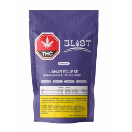 BLAST - Sugar Free Vegan Lunar Eclipse Live Rosin CBN:THC 1:1