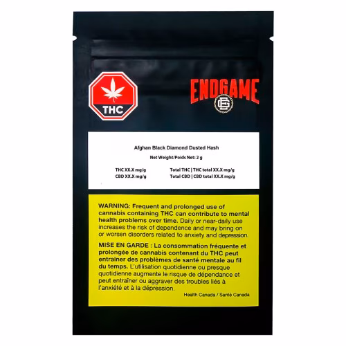 Endgame - Afghan Black Diamond Dusted Hash