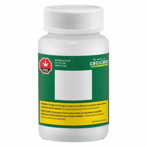 MediPharm Labs - CBG:CBD Apple Soft Chews