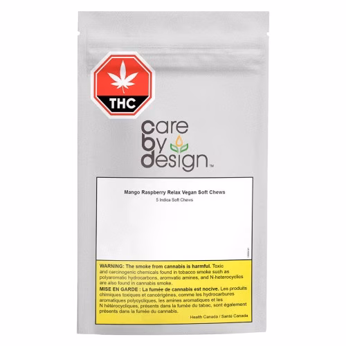 Care By Design - Mango Raspberry Relax Vegan Soft Chews