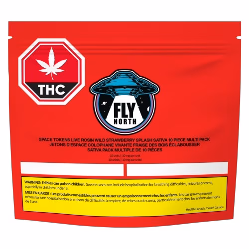Fly North - Space Tokens Live Rosin Wild Strawberry Splash Sativa Multi Pack