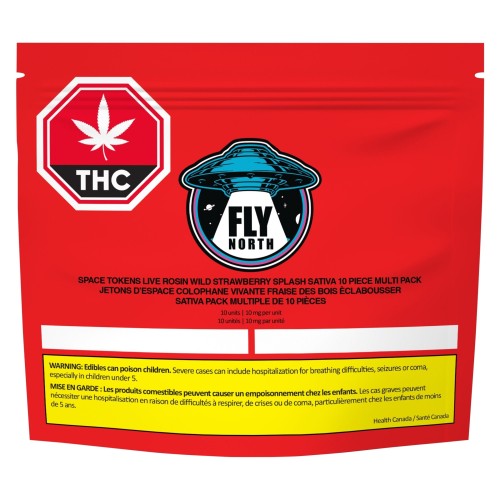 Fly North - Space Tokens Live Rosin Wild Strawberry Splash Sativa Multi Pack