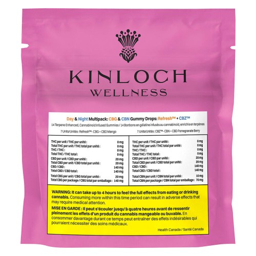 Day & Night Multipack: CBG & CBN Gummy Drops Refresh™+CBZ™ image 2