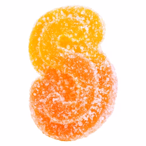 Fully Blasted Peach Orange 1:1 THC:CBD Gummy