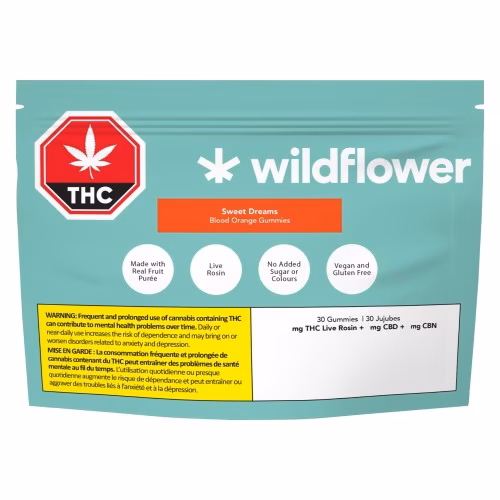 Wildflower - Sweet Dreams Blood Orange CBN+CBD+THC Gummies