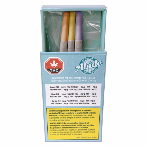 Abide - CBG Infused Pre-Roll Variety Pack