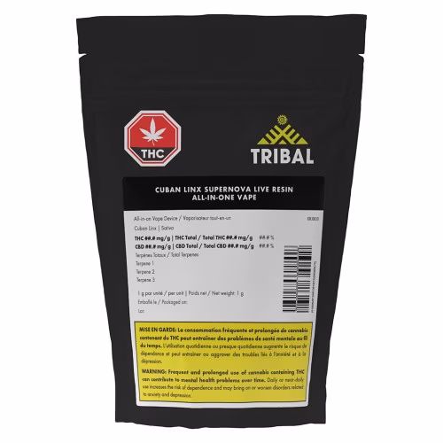 Tribal - Cuban Linx Supernova Live Resin All-in-one Vape