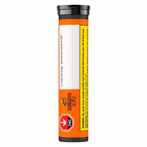 Skullcrusher 70's by RAD - Iced Orange - Quad Diamond Infused Pre-Roll