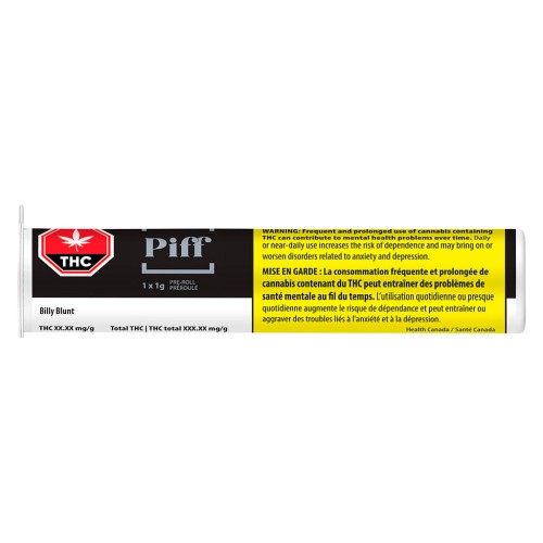 Piff Cannabis - Billy Blunt Pre-Roll