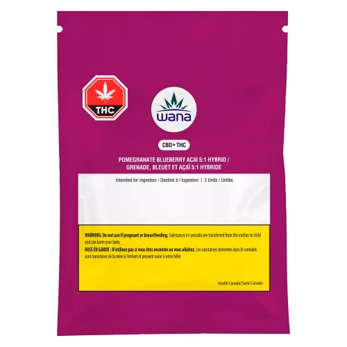 Wana - Pomegranate Blueberry Acai 5:1 Hybrid