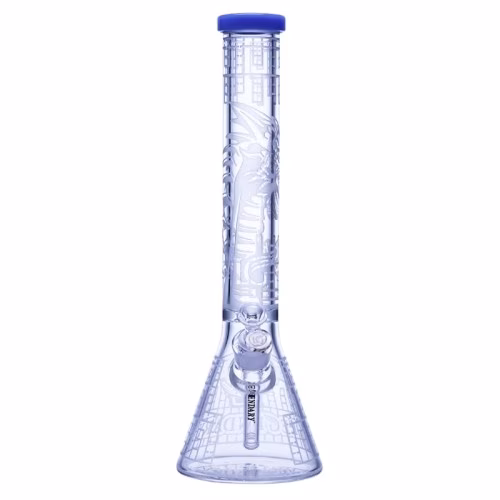 16" 7mm Legendary Sandblast Dragon Pattern Beaker