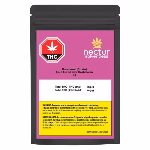 Nectur - Solventless Rotating Cold Cured Live Hash Rosin (Rainbow Guava)