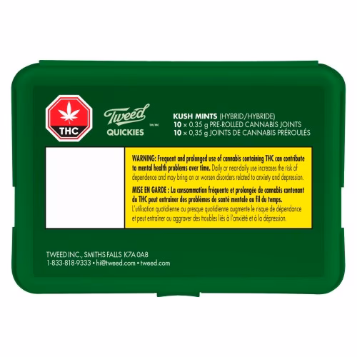 Tweed - Quickies Kush Mints Pre-Roll