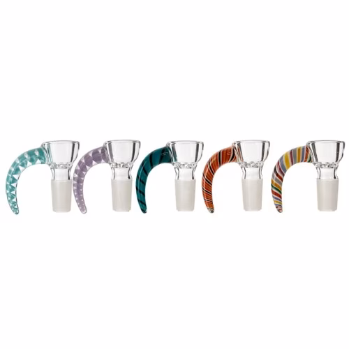14mm Arsenal Candy Hook Horn Glass Bowl