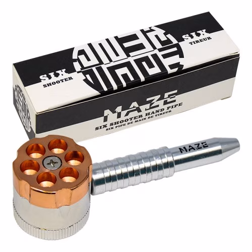 MAZE SIX SHOOTER MULTI FUNCTION PIPE 5"