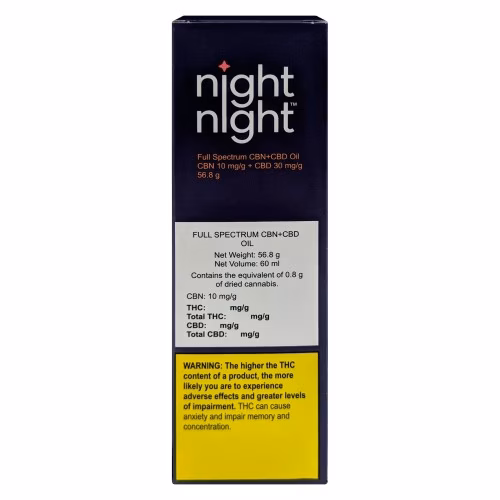 NightNight - Full Spectrum CBN+CBD Oil