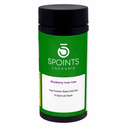 5 Points Cannabis - Blueberry Yum Yum Pre-Roll