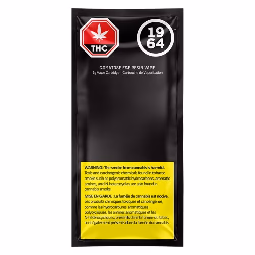 1964 - Comatose Live Resin 510 Vape Cartridge