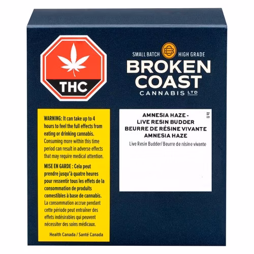 Broken Coast - Amnesia Haze Live Resin Butter