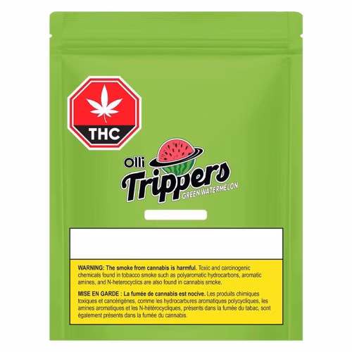 Olli Trippers - Green Watermelon 1:1:1: THCV/CBG/THC