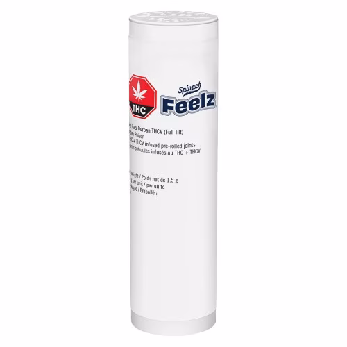 Spinach FEELZ - Blue Razz Durban THCV (Full Tilt) Infused Pre-Roll
