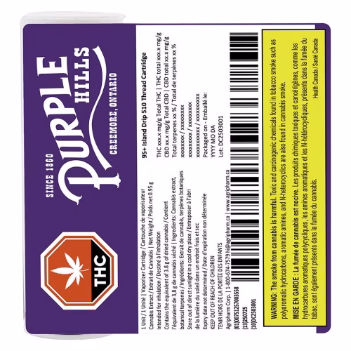 Community C/O Purple Hills - 95+ Island Drip 510 Thread Cartridge
