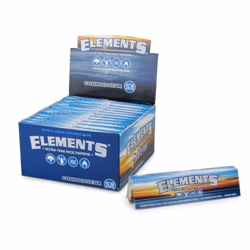 Elements Connoisseur King Slim Rolling Paper + Tips