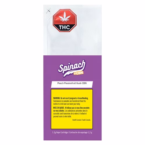 Spinach - Peach Passionfruit Kush 10:1 THC:CBN 510 Thread Cartridge