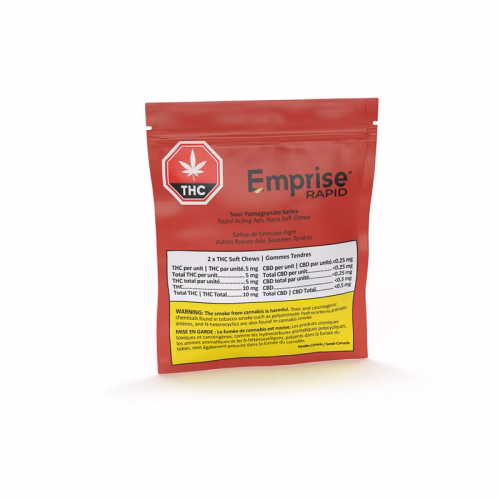 Emprise Canada - Emprise Rapid Sour Pomegranate Sativa Soft Chews