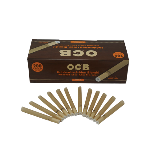 OCB - Unbleached Pre-rolled tubes 200's