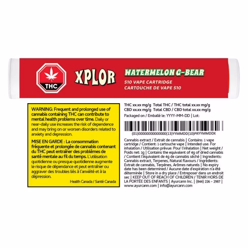XPLOR - Watermelon G-Bear 510 Cartridge