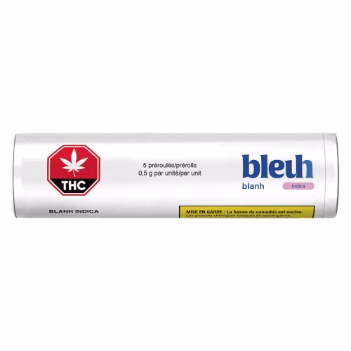 Bleuh - Bleuh - Blanh Indica Pre-Roll - 5x0.5g