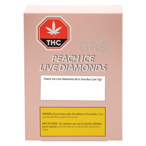(GAS) - Peach Ice Live Diamonds All in One Box Cart