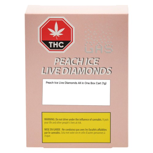 (GAS) - Peach Ice Live Diamonds All in One Box Cart