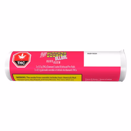 BOXHOT - Diamond Doobies Deluxe - Ruby Rush Infused Pre-Roll
