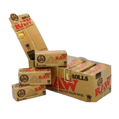 RAW 3 METER ROLLS KING SIZE