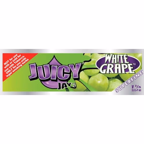 Juicy Jay's | 1¼" Superfine Flavoured Papers [White Grape]