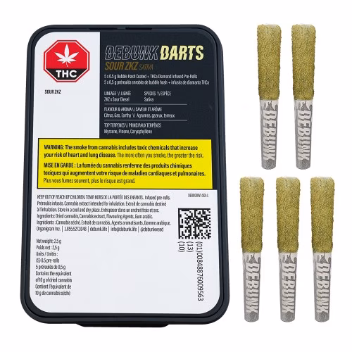 Debunk - Sour ZKZ Triple-Infused Bubble Hash Darts